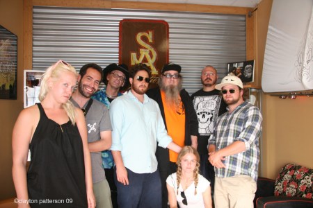 group shot with Estevan @ Mr. Cartoon studios