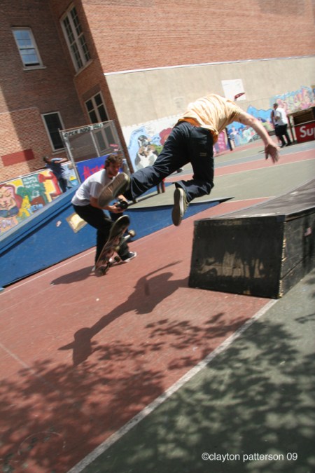 skateboarding Harold Hunter Memorial L.E.S.